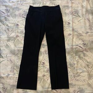 Reitmans Petite Black Dress Pants with Embellished Pockets - Size 6 Petite